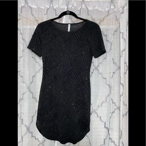 Cute mini black dress